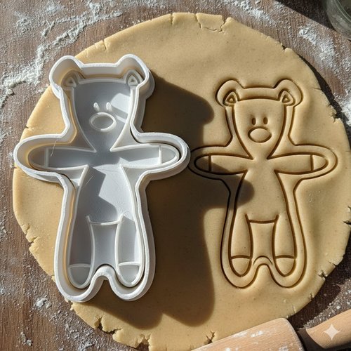 Emporte-pièce ours 8 cm - moule à biscuit artisanal