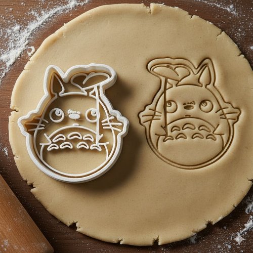 Emporte-piece totoro 8 cm - moule a biscuits artisanal