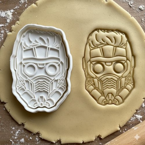 Emporte-piece star-lord gardiens de la galaxie - moule biscuits 8 cm