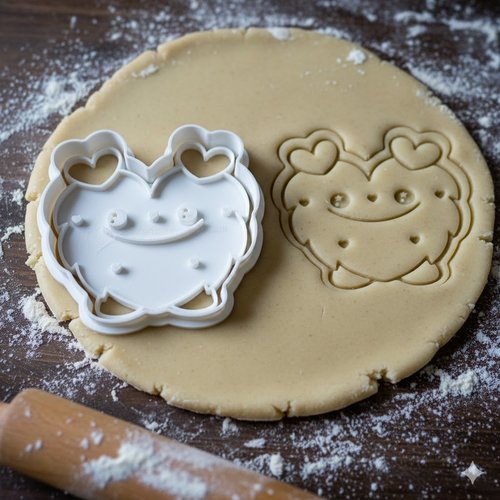 Emporte-piece grenouille coeur 8cm - moule patisserie artisanal