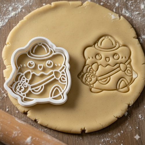 Emporte-piece kawaii personnage 8 cm - moule biscuit artisanal
