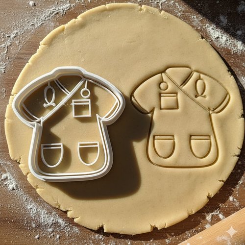 Emporte-piece infirmiere blouse medicale 8 cm - moule biscuit