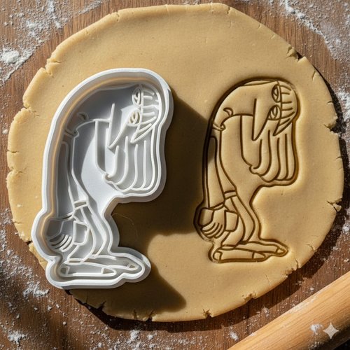 Emporte-piece de patisserie artisanal 8 cm - forme design original