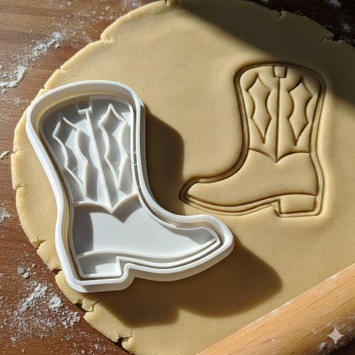 Emporte-piece botte de cow-boy 8 cm - moule biscuit western