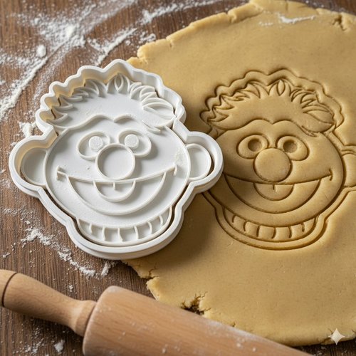 Emporte-piece muppet ernie pour biscuits et pate a sucre - 8 cm