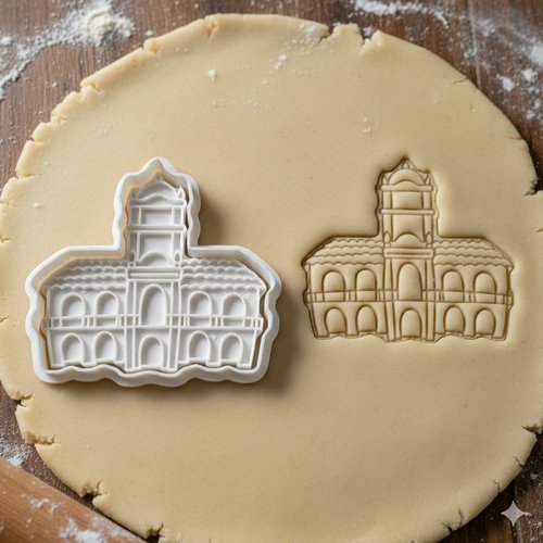 Emporte-piece monument historique - moule biscuit artisanal 8 cm
