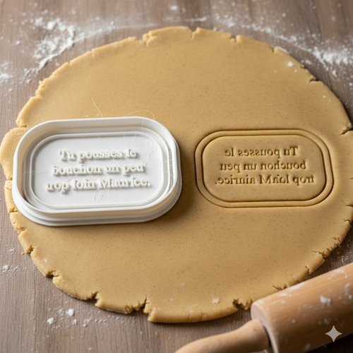 Emporte-piece maurice - moule a biscuit tu pousses le bouchon 8cm