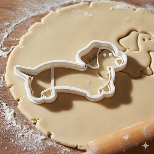 Emporte-piece teckel 8 cm pour biscuits et patisserie artisanale