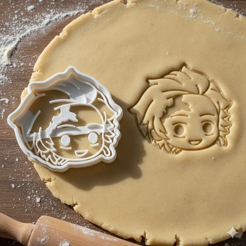 Emporte-piece demon slayer tanjiro kamado pour biscuits - 8 cm
