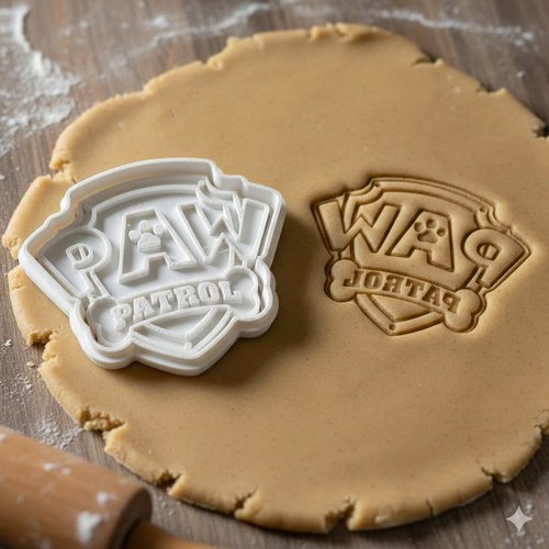 Emporte-pièce pat' patrouille 8 cm - moule à biscuits artisanal