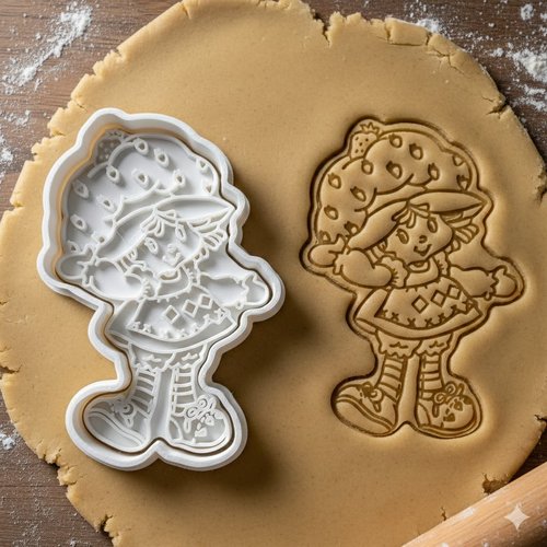 Emporte-piece strawberry shortcake 8cm - moule biscuit artisanal