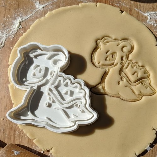 Emporte-piece lapras pokemon pour biscuits et patisserie - 8 cm