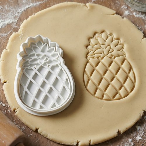 Emporte-piece ananas 8 cm - moule a biscuit artisanal