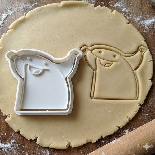 Emporte-piece flork joyeux - moule a biscuit 8 cm