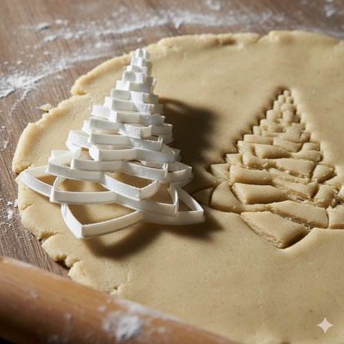 Emporte-pièce sapin de noël pour pâtisserie - décoration biscuits 8cm