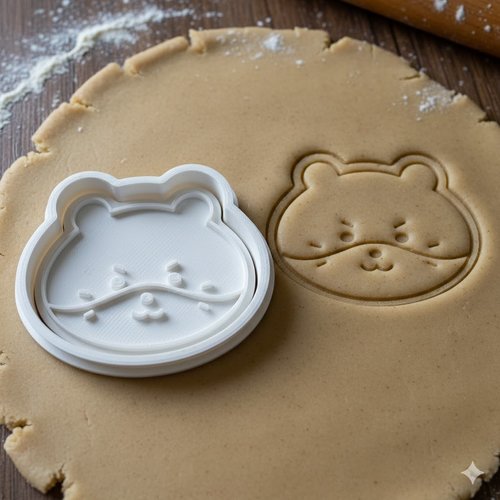 Emporte-piece ours artisan - moule a biscuit et pate a sucre 8 cm