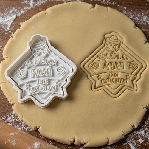 Emporte-pièce el mejor papá del mundo - moule biscuit fête des pères