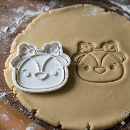 Emporte-pièce cerf mignon 8 cm - moule biscuit pâte sablée