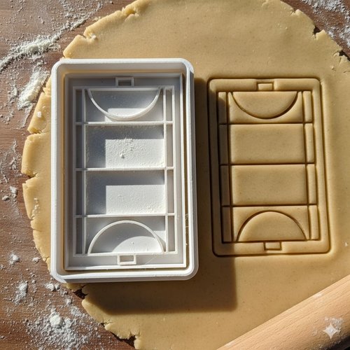Emporte-pièce terrain de sport 8 cm - moule biscuit artisanal