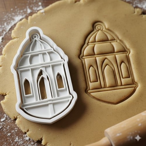 Emporte-piece lanterne orientale 8 cm - moule biscuit artisanal