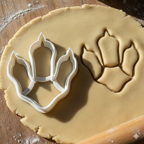 Emporte-piece dinosaure patte de t-rex 8 cm pour patisserie