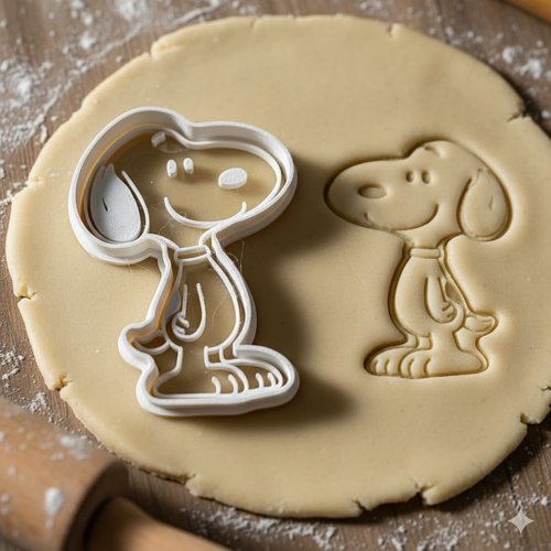 Emporte-pièce snoopy 8 cm - moule à biscuit artisanal