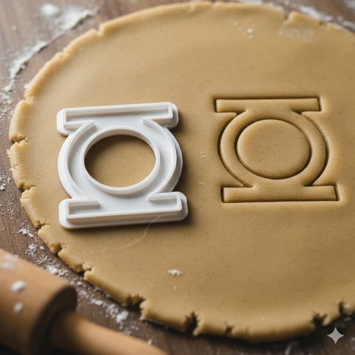 Emporte-piece lanterne verte pour biscuits et patisserie - 8 cm