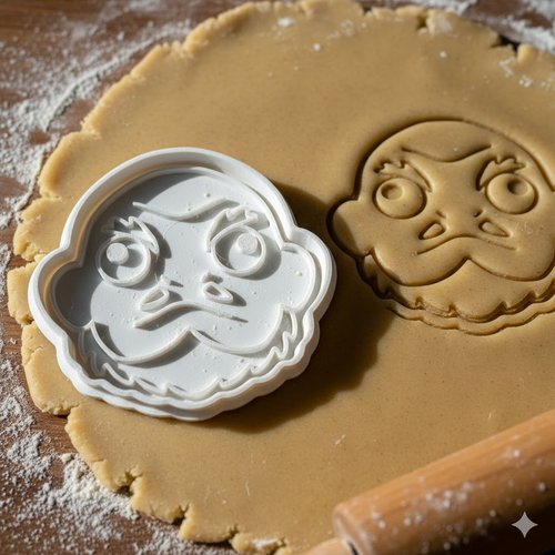 Emporte-piece daruma japonais 8 cm - moule biscuit artisanal