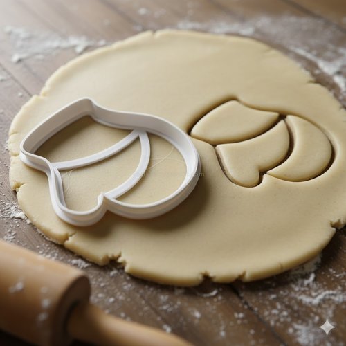 Emporte-pièce moufles pâtisserie - moule biscuit artisanal 8 cm