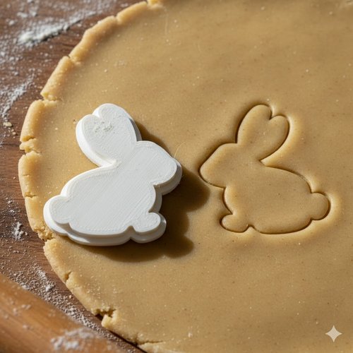 Emporte-piece lapin de paques 8 cm - moule patisserie artisanal