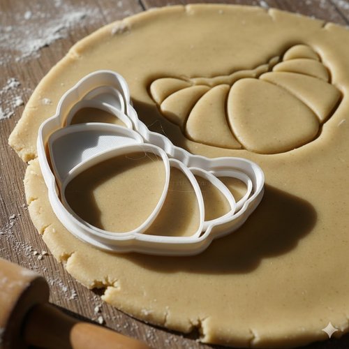 Emporte-pièce croissant 8 cm - moule pour biscuits et pâtisserie