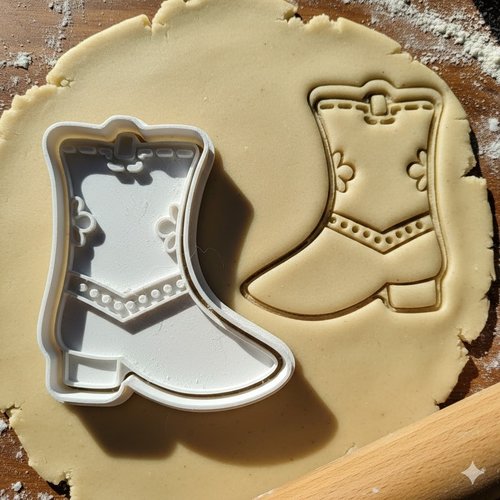 Emporte-piece artisanal noir 8 cm pour biscuits et patisserie