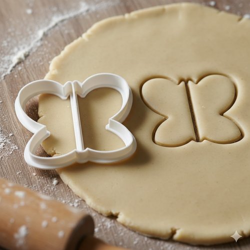 Emporte-piece papillon 8 cm - moule de patisserie artisanale noir