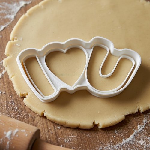 Emporte-piece i love you 8 cm - moule biscuit saint-valentin
