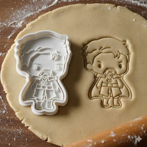 Emporte-piece docteur strange - moule a biscuit sorcier supreme 8 cm