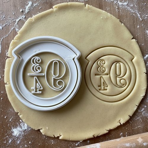 Emporte-piece quai 9 3/4 harry potter - moule biscuits 8 cm