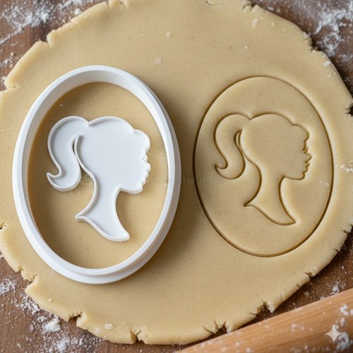 Emporte-piece barbie silhouette 8 cm - moule biscuit patisserie