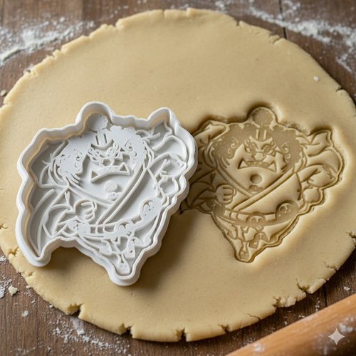 Emporte-piece jinbe one piece pour biscuits et pate a sucre - 8 cm