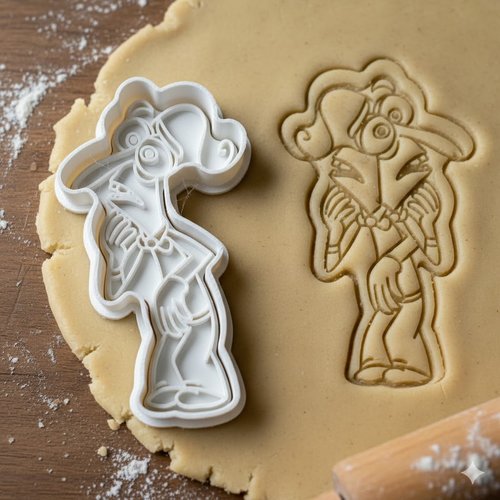 Emporte-pièce anxiété vice-versa 8 cm - moule à biscuit artisanal