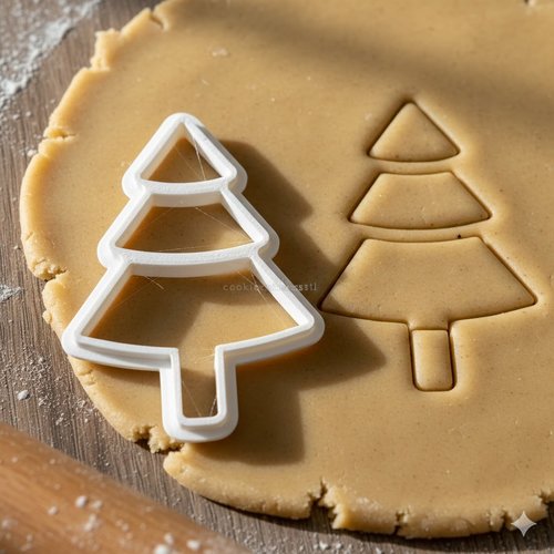 Emporte-piece sapin de noel 8 cm - moule biscuit artisanal