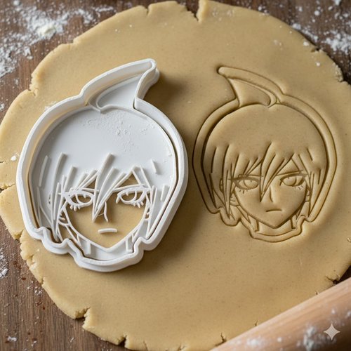 Emporte-pièce manga shonen - moule à biscuits artisanal 8 cm