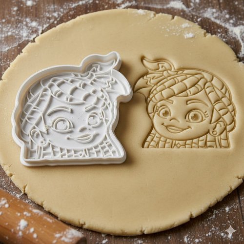 Emporte-piece vanellope von schweetz 8 cm pour biscuits et patisserie