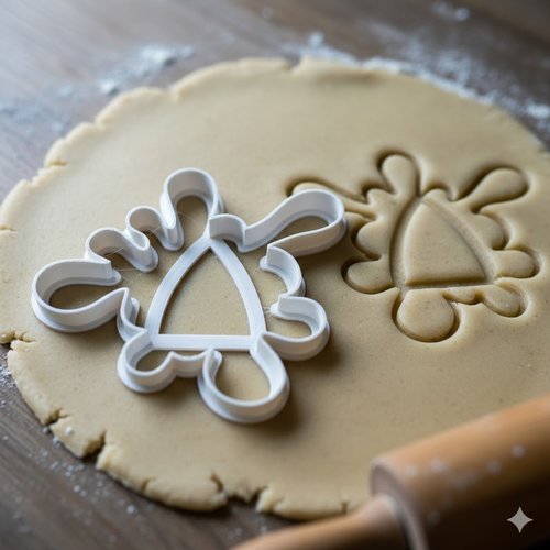 Emporte-pièce artisanal 8 cm - moule à biscuit noir pour pâtisserie