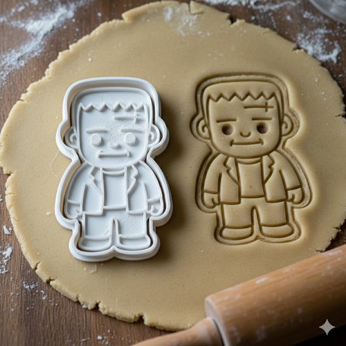 Emporte-piece frankenstein 8cm pour biscuits et patisserie
