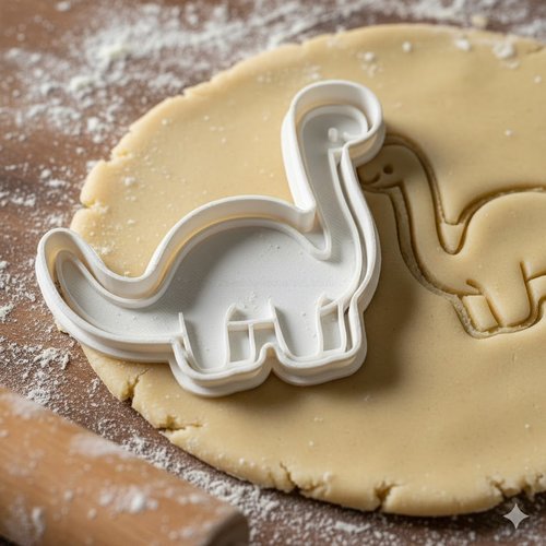 Emporte-pièce dinosaure brachiosaure 8 cm - moule biscuit artisanal