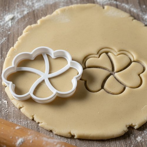 Emporte-piece fleur artisanale 8 cm - moule biscuits et patisserie