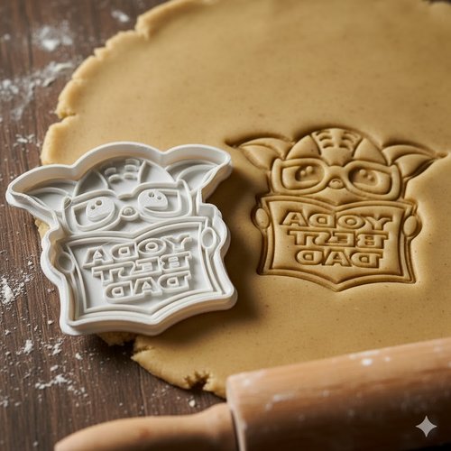Emporte-pièce yoda best dad - moule à biscuits pour fête des pères