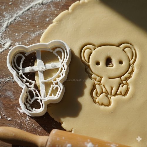 Emporte-piece koala 8 cm - moule a biscuit artisanal