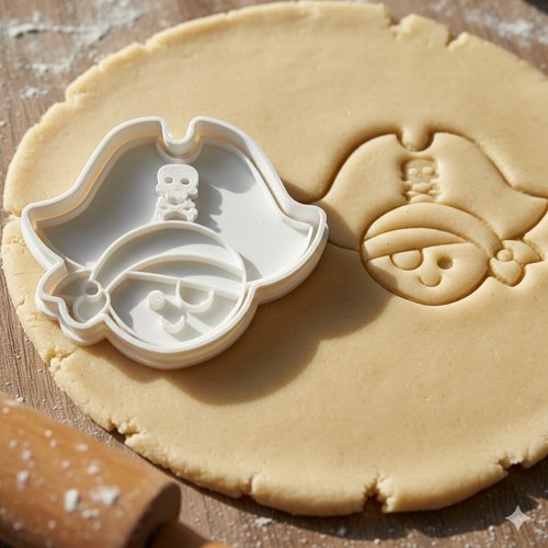 Emporte-piece pirate - moule a biscuit artisanal 8 cm