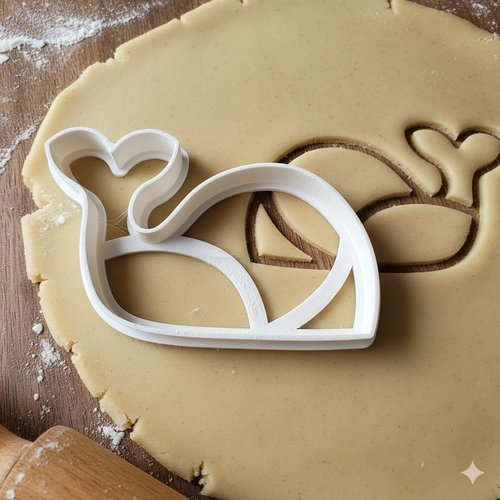 Emporte-piece baleine 8 cm - moule de patisserie artisanale